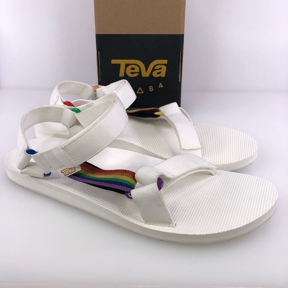 Teva Universal Pride Rainbow Sandal Shoes Size 13